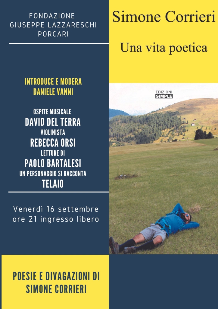 LOCANDINA SIMONE CORRIERI